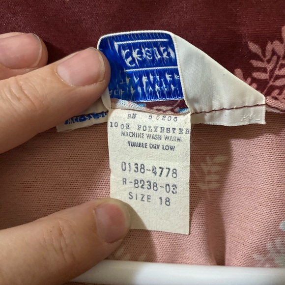 70’s Vintage Polyester Blouse - Picture 4 of 4